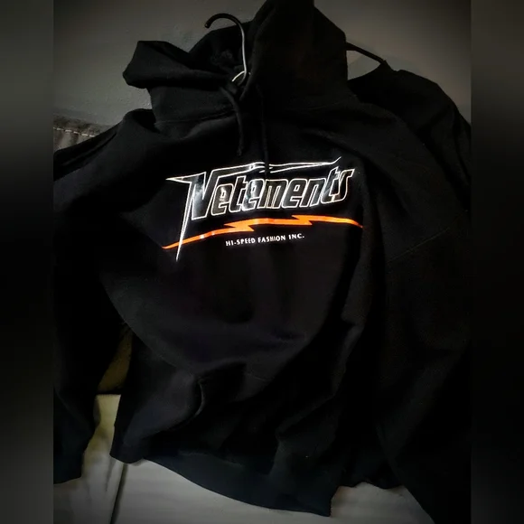 Vetements | Shirts | Vetements Hi Speed Hoodie 2xl | Poshmark